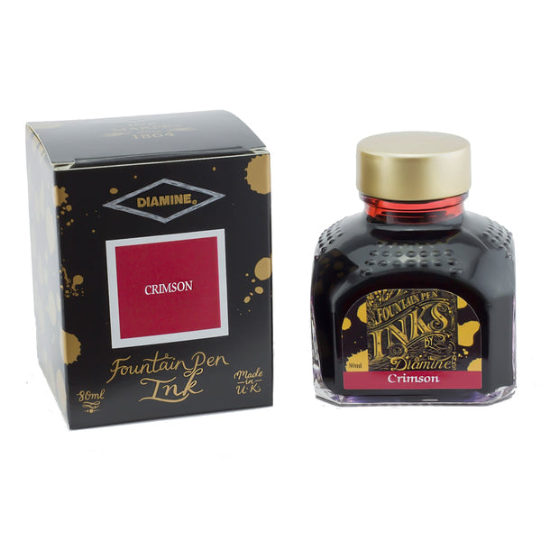 Diamine Tintenglas Penoblo Fueller Premium 21 Crimson 80 ml