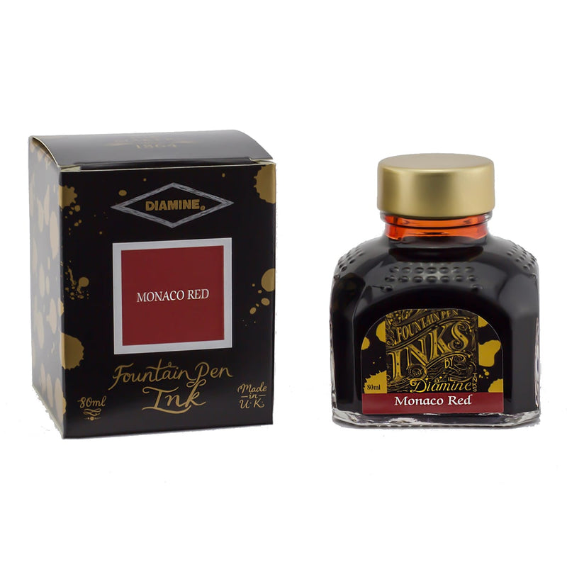 Diamine Tintenglas Penoblo Fueller Premium 28 Monaco Red 80 ml