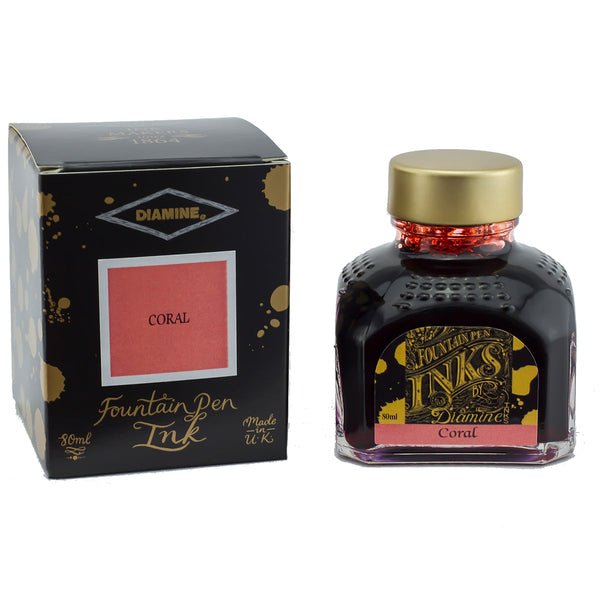 Diamine Tintenglas Penoblo Fueller Premium 49 Coral 80 ml