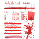 Graf von Faber-Castell, Tintenglas, 75 ml, India Red