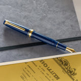 Sailor, Füller Pro Gear Slim, gold Special Ed. 14K Feder, Vega Dark Blue Lamé