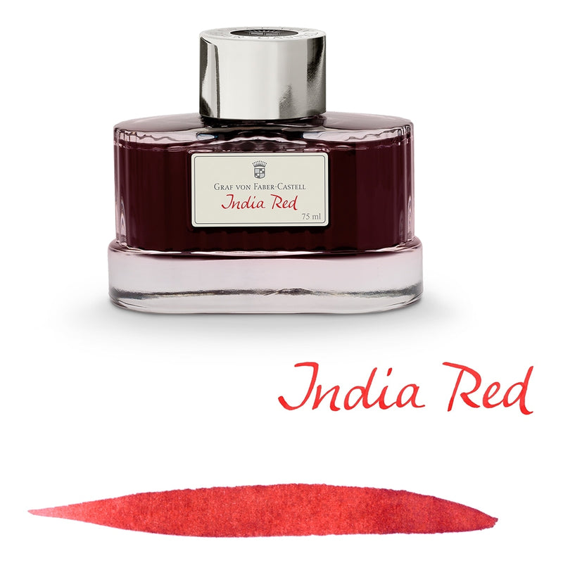 Graf von Faber-Castell, Tintenglas, 75 ml, India Red