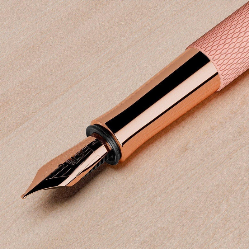 Graf von Faber-Castell Füller Guilloche 18Kt, Rose Blush