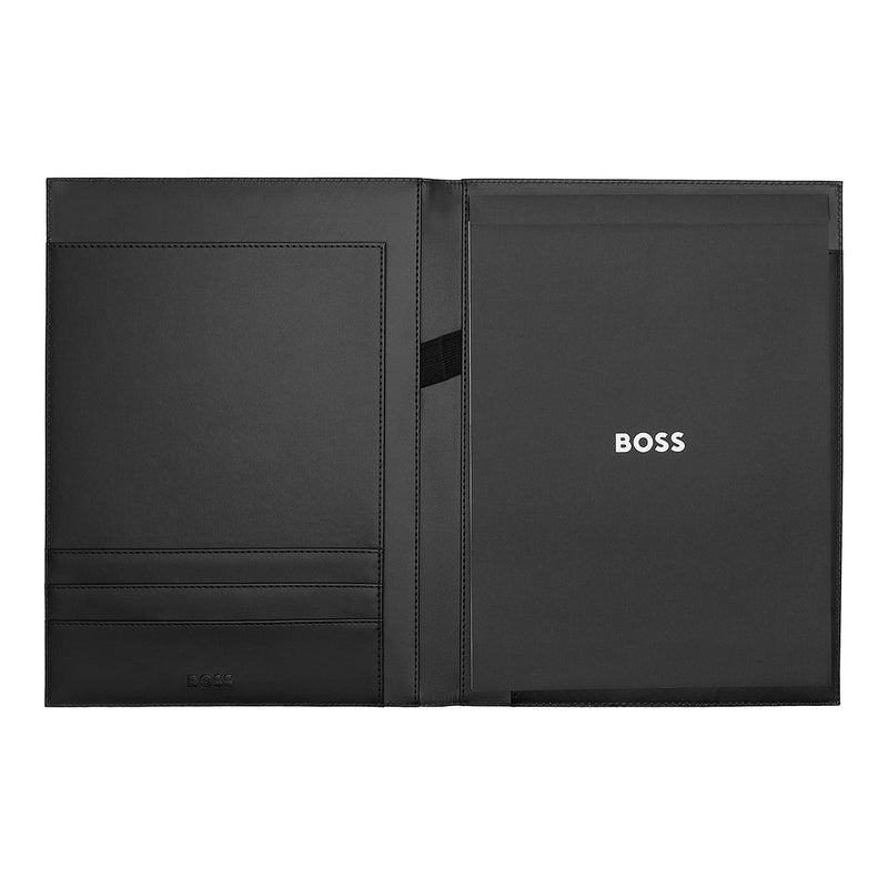 HUGO BOSS Konferenzordner Formation Linien, schwarz - 1