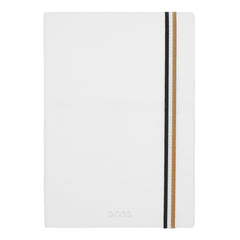 HUGO BOSS Notizbuch Iconic A5, weiß