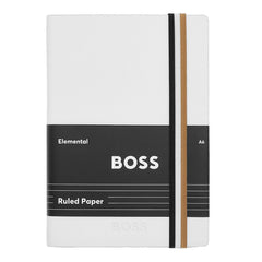 HUGO BOSS Notizbuch Iconic A6, weiß