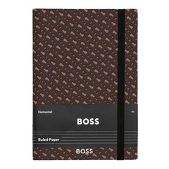 HUGO BOSS Notizbuch Monogram A5, Camel