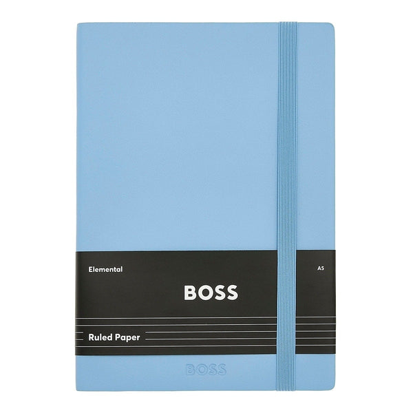 HUGO BOSS Notizbuch Monogram Pastel, A5, Light Blue - 5