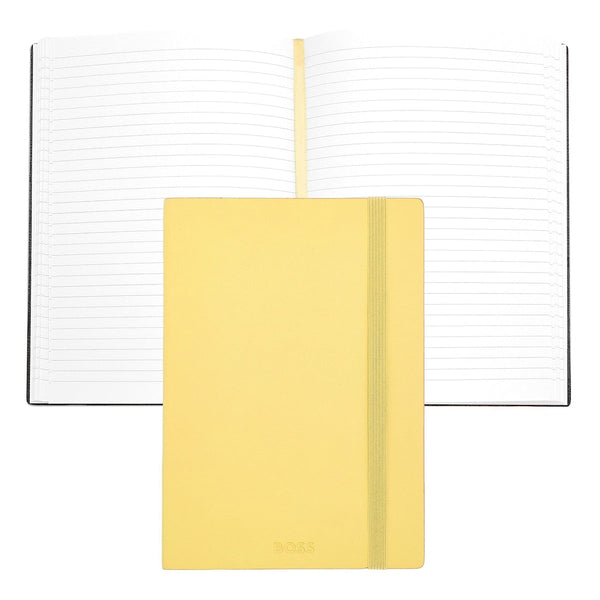 HUGO BOSS Notizbuch Monogram Pastel, A5, light yellow - 7