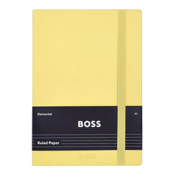 HUGO BOSS Notizbuch Monogram Pastel, A5, light yellow - 5