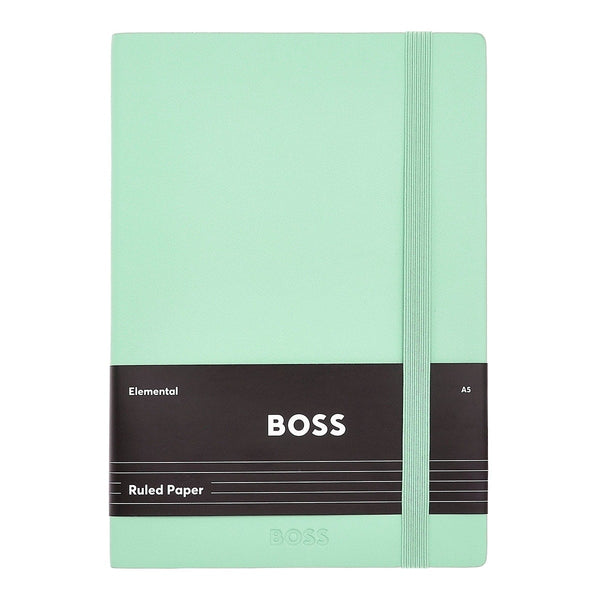 HUGO BOSS Notizbuch Monogram Pastel, A5, light green - 5