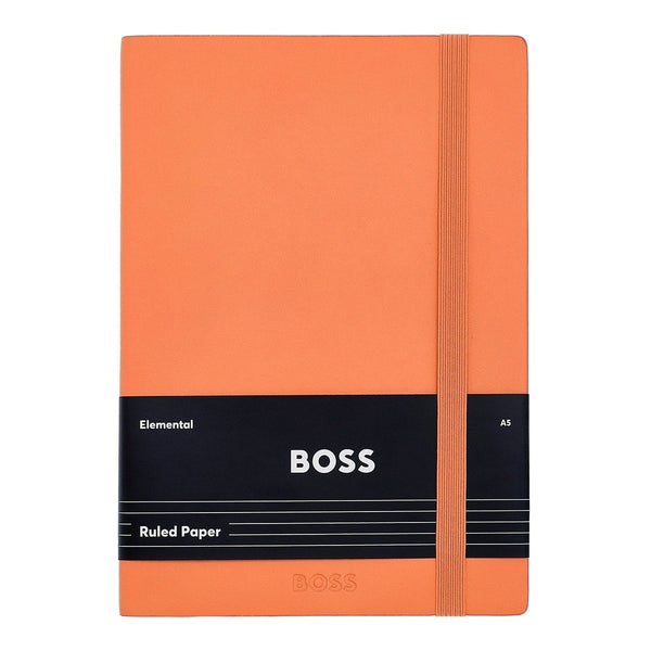 HUGO BOSS Notizbuch Monogram Pastel, A5, Light Orange - 5