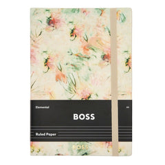 HUGO BOSS Notizbuch Tie-dye Flower, A5, Flower Cream