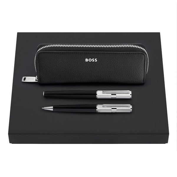 HUGO BOSS Füller, Kugelschreiber, Etui Formation schwarz - 5