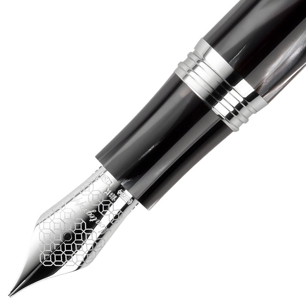 Montegrappa Füller Extra 1930 Edt. 2023, 18Kt, Black & White