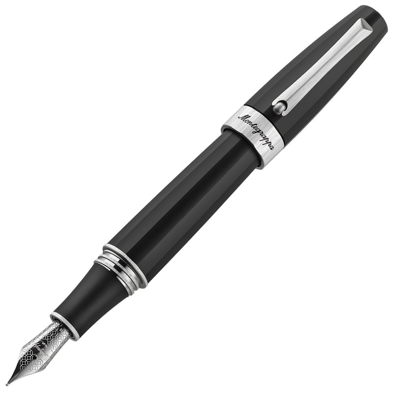 Montegrappa Füller Magnifica Stainless Steel, 18Kt, Black Satin