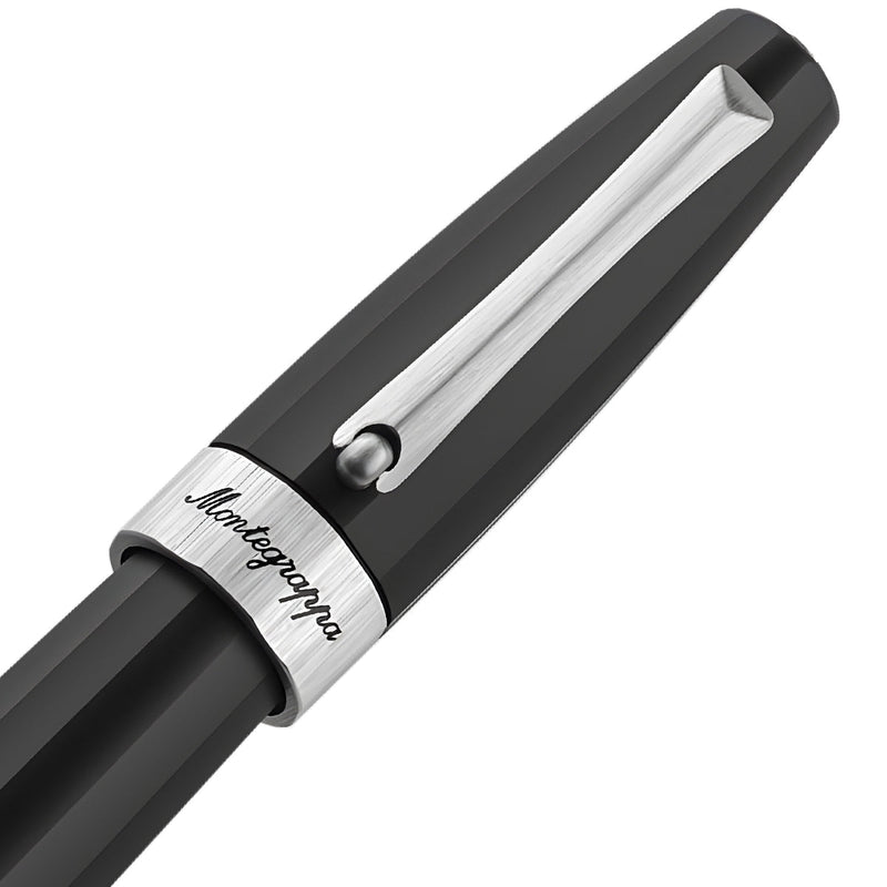 Montegrappa Füller Magnifica Stainless Steel, 18Kt, Black Satin