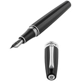 Montegrappa Füller Magnifica Stainless Steel, 18Kt, Black Satin