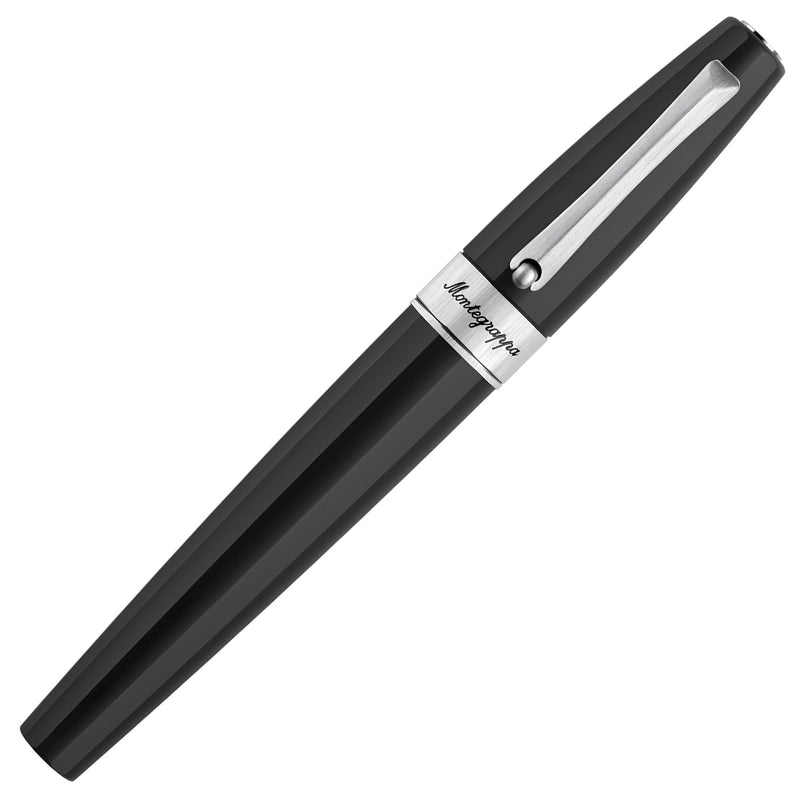 Montegrappa Füller Magnifica Stainless Steel, 18Kt, Black Satin