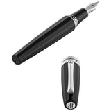 Montegrappa Füller Magnifica Stainless Steel, 18Kt, Black Satin