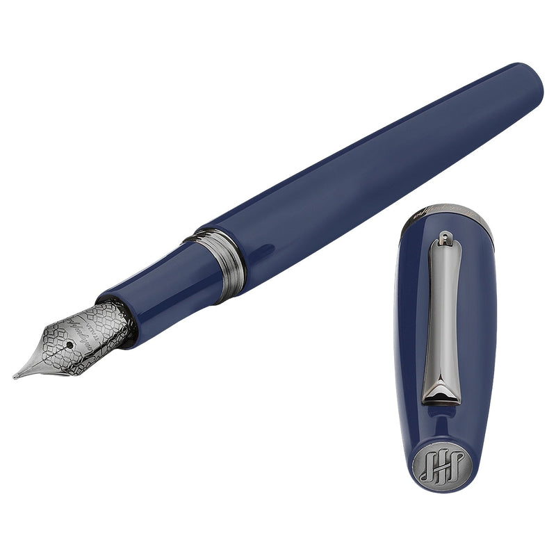 Montegrappa Füller Manager Ruthenium, Navy Blue