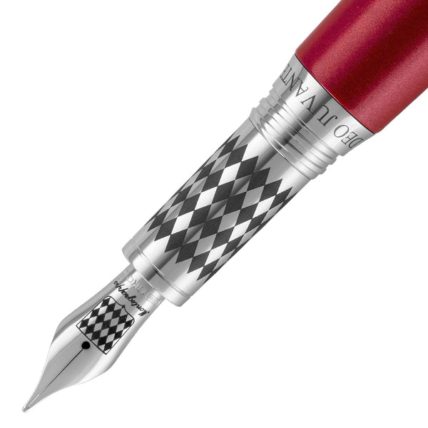 Montegrappa Füller Prince Albert II of Monaco Foundation Life, silber, 18Kt, rot