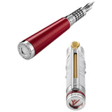 Montegrappa Füller Prince Albert II of Monaco Foundation Life, silber, 18Kt, rot