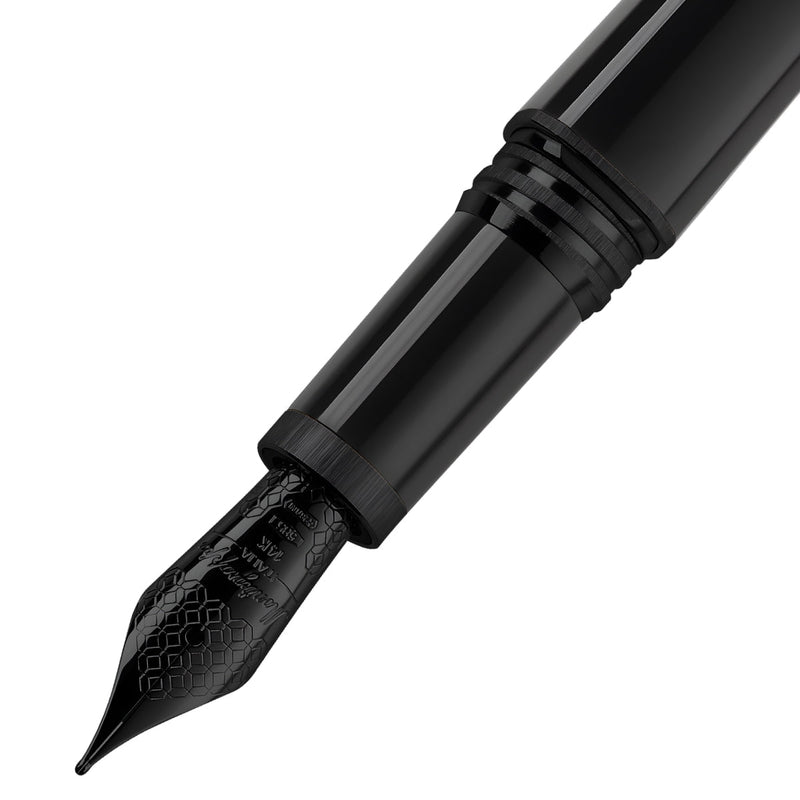 Montegrappa Füller Quattro Ultra Black, 14Kt, schwarz