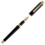 Montegrappa Füller Quattro Yellow Gold, 14Kt, schwarz