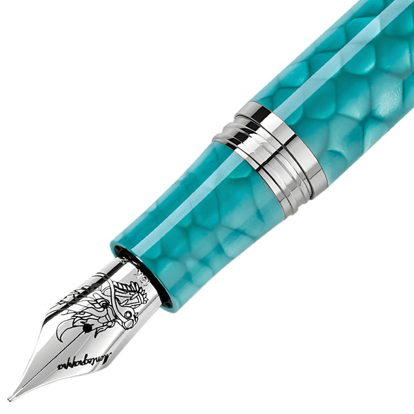 Montegrappa Füller Regal Year of the Dragon 18Kt, Laguna Blue