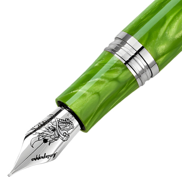 Montegrappa Füller Regal Year of the Dragon 18Kt, Mamba Green