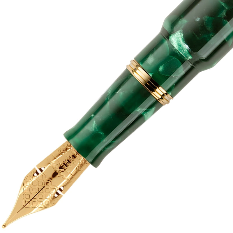 Montegrappa Füller Venetia 14Kt, Vintage Conifer