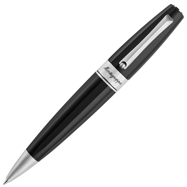 Montegrappa Kugelschreiber Magnifica Stainless Steel, Black Satin