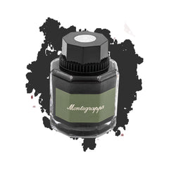 Montegrappa, Tintenglas, grüne Packung, 50ml, Black