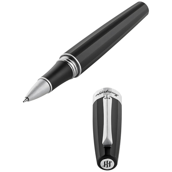 Montegrappa Tintenroller Magnifica Stainless Steel, Black Satin