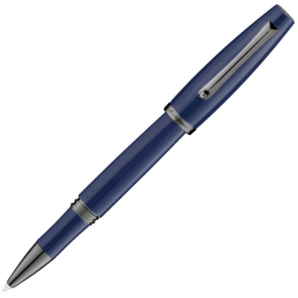 Montegrappa Tintenroller Manager Ruthenium, Navy Blue