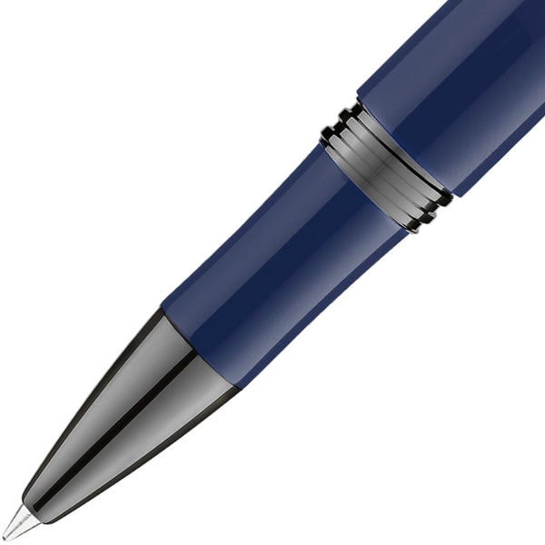 Montegrappa Tintenroller Manager Ruthenium, Navy Blue