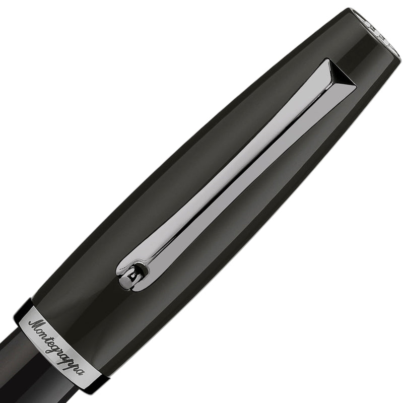 Montegrappa Tintenroller Manager Ruthenium, schwarz