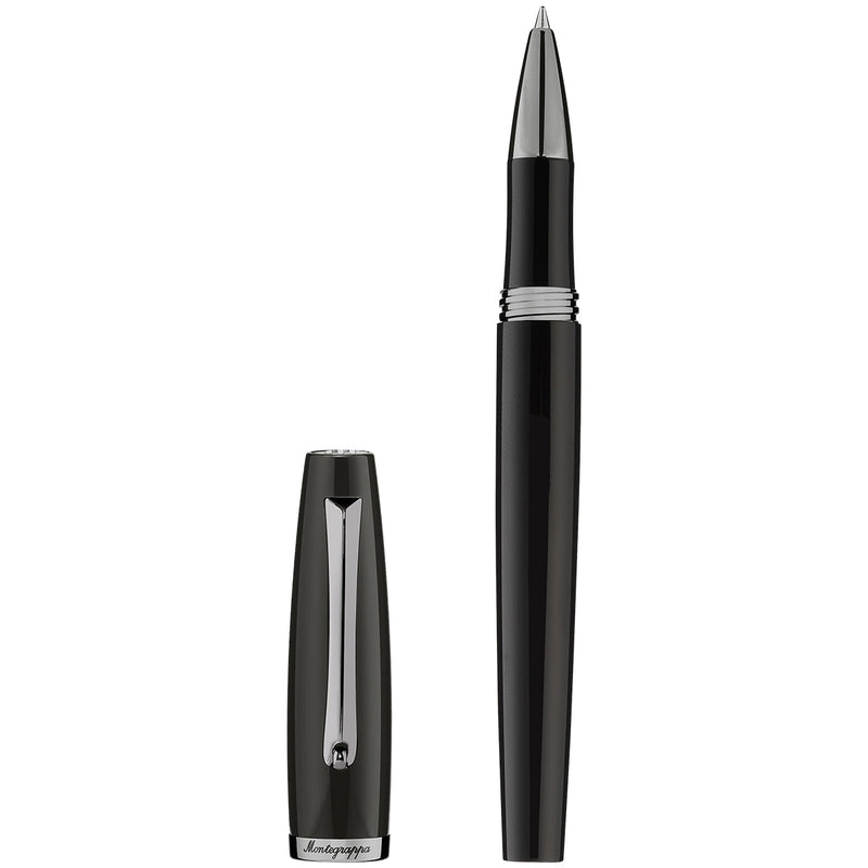 Montegrappa Tintenroller Manager Ruthenium, schwarz