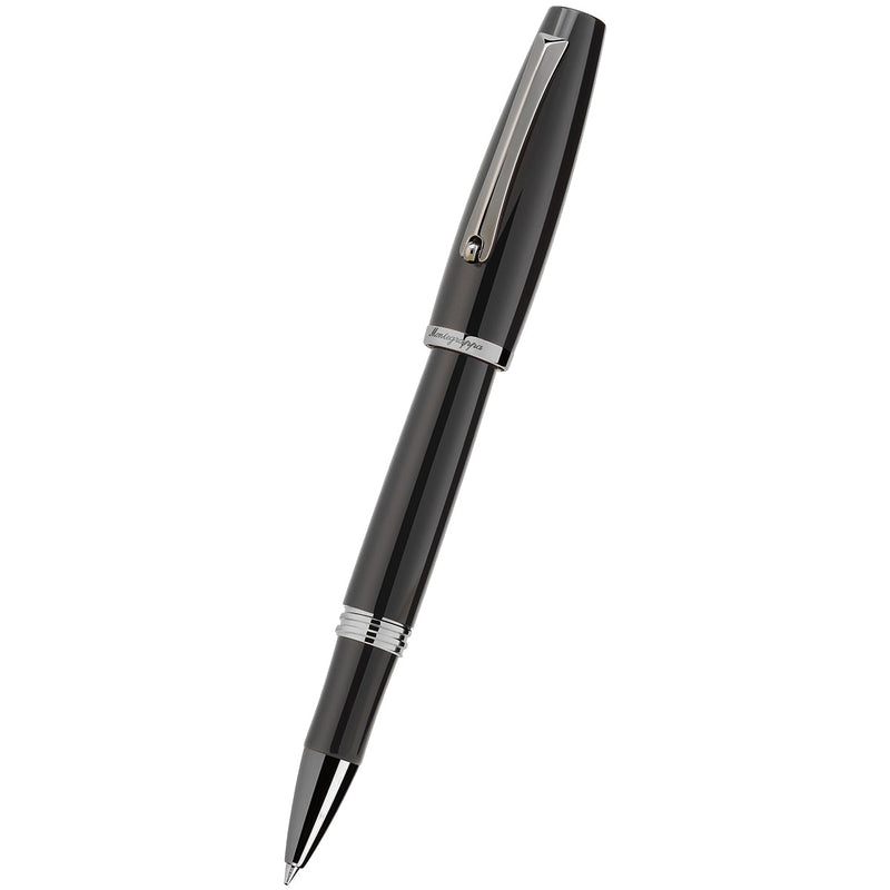 Montegrappa Tintenroller Manager Ruthenium, schwarz