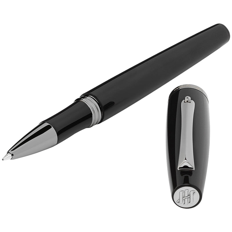 Montegrappa Tintenroller Manager Ruthenium, schwarz