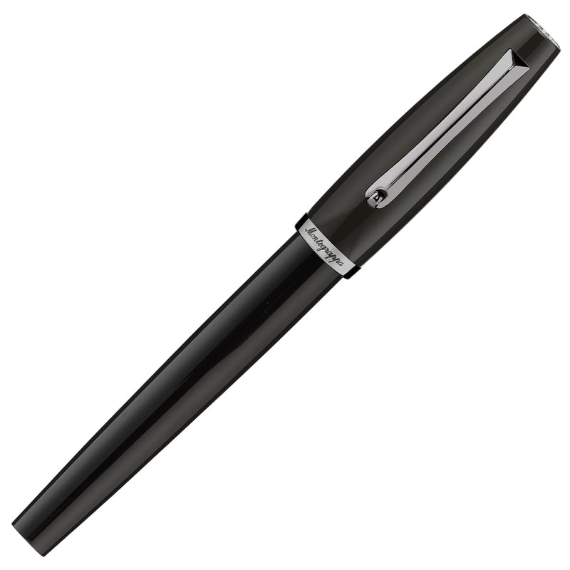 Montegrappa Tintenroller Manager Ruthenium, schwarz