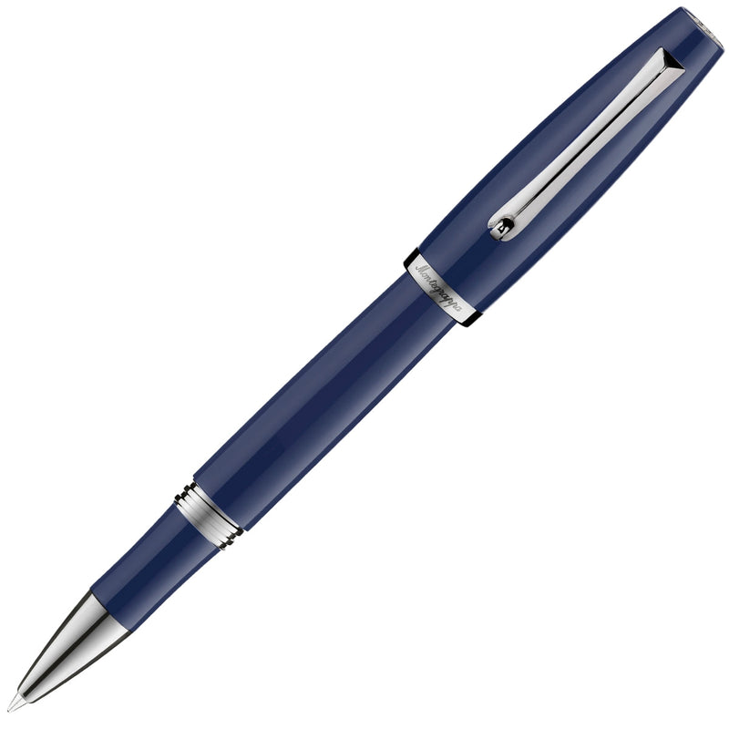 Montegrappa Tintenroller Manager Steel, Navy Blue