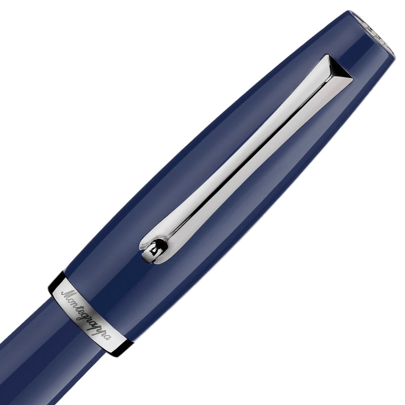 Montegrappa Tintenroller Manager Steel, Navy Blue