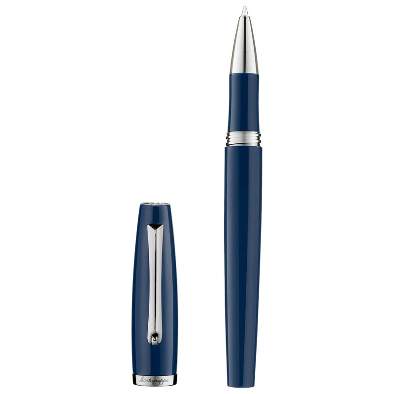 Montegrappa Tintenroller Manager Steel, Navy Blue