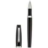 Montegrappa Tintenroller Manager Steel, schwarz