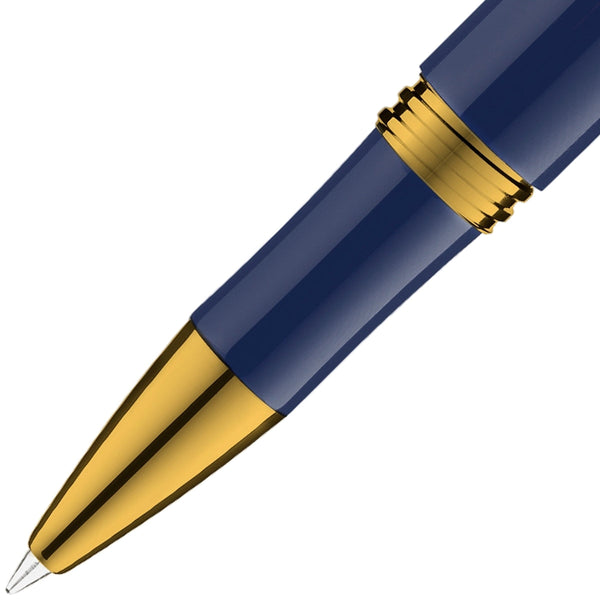 Montegrappa Tintenroller Manager Yellow Gold, Navy Blue