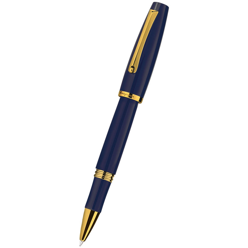 Montegrappa Tintenroller Manager Yellow Gold, Navy Blue