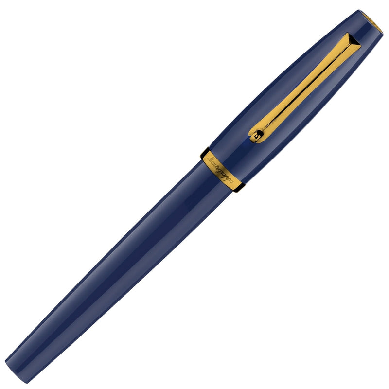 Montegrappa Tintenroller Manager Yellow Gold, Navy Blue