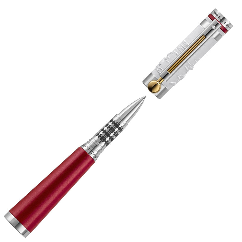 Montegrappa Tintenroller Prince Albert II of Monaco Foundation Life, silber, rot